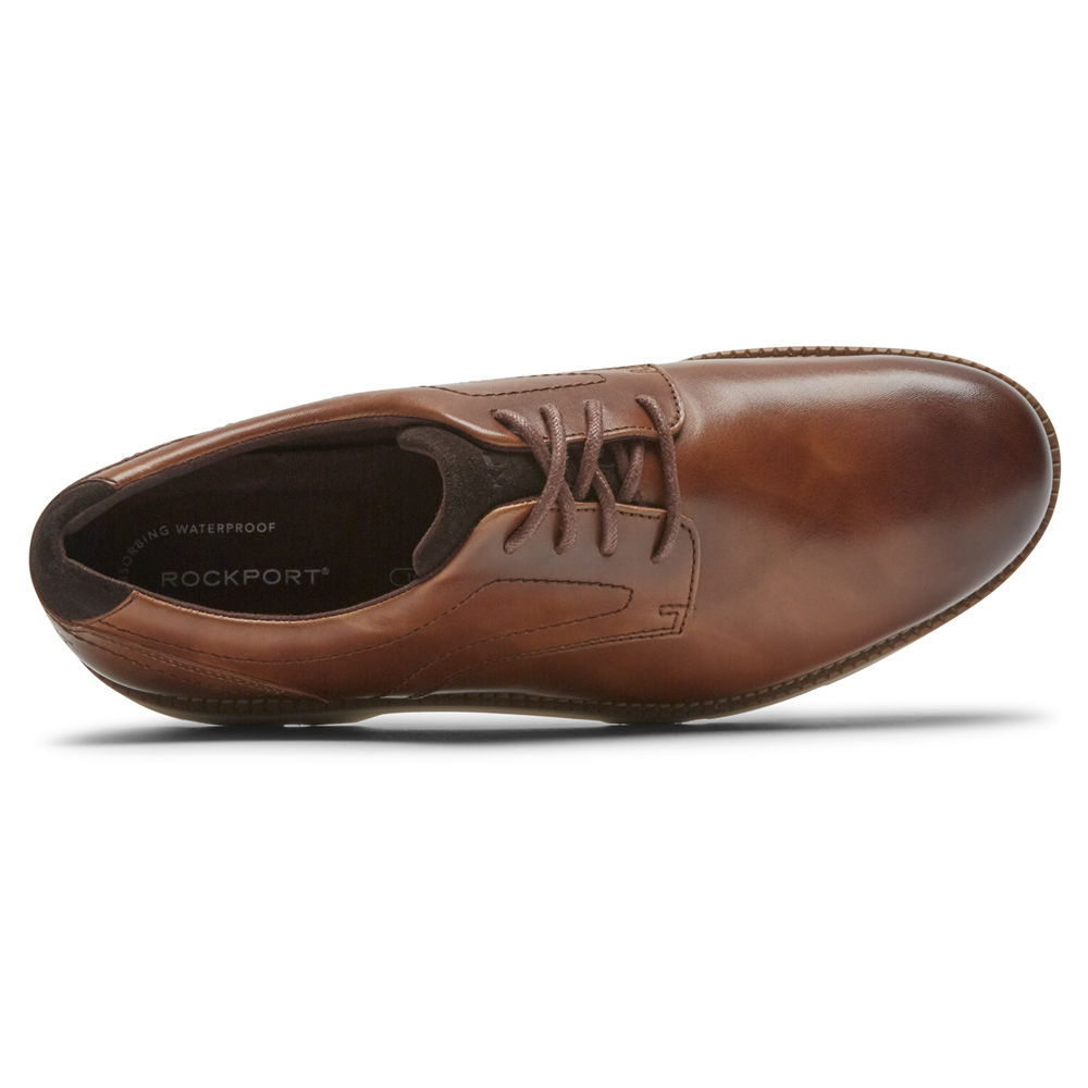 Oxfords Rockport Homem Marrom - Bradlee Plain Toe - 21096XJIM